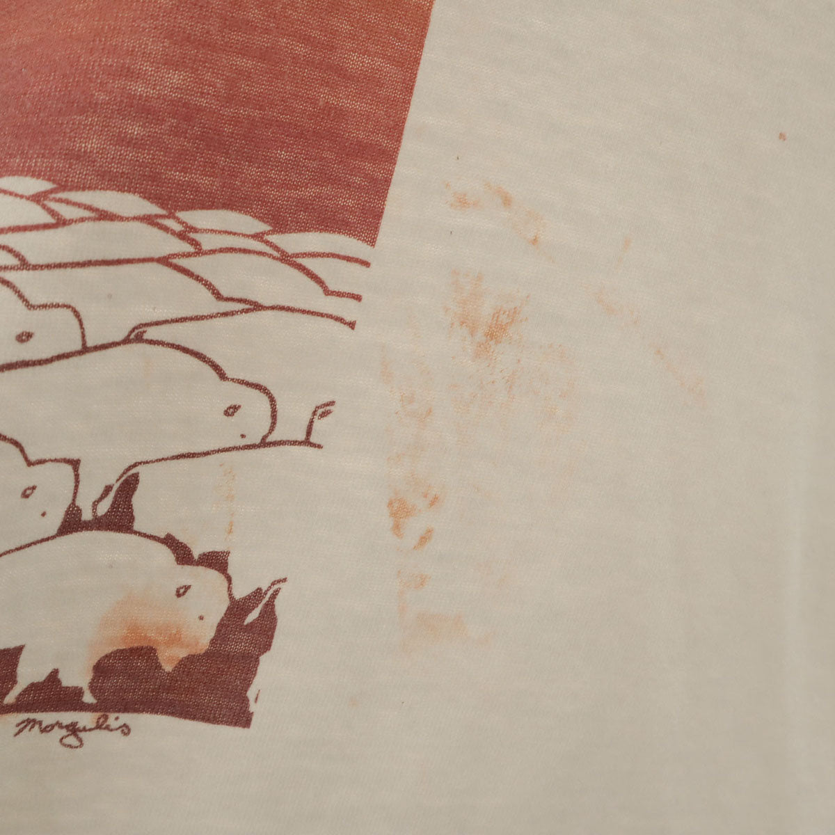 BELTON ベルトン 80s USA製 ヴィンテージ 半袖 Tシャツ XL オフホワイト系 シングルステッチ メンズ