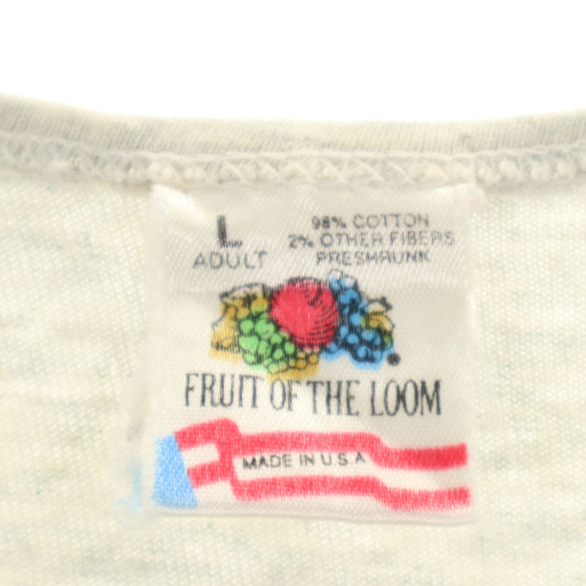 FRUIT OF THE LOOM フルーツオブザルーム 90s USA製 オールド タンクトップ L グレー系 メンズ