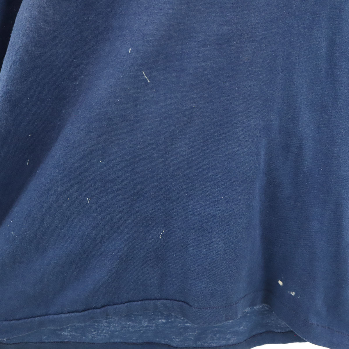 70s 80s ヴィンテージ 半袖 SEAS Tシャツ XL ネイビー系 シングルステッチ メンズ