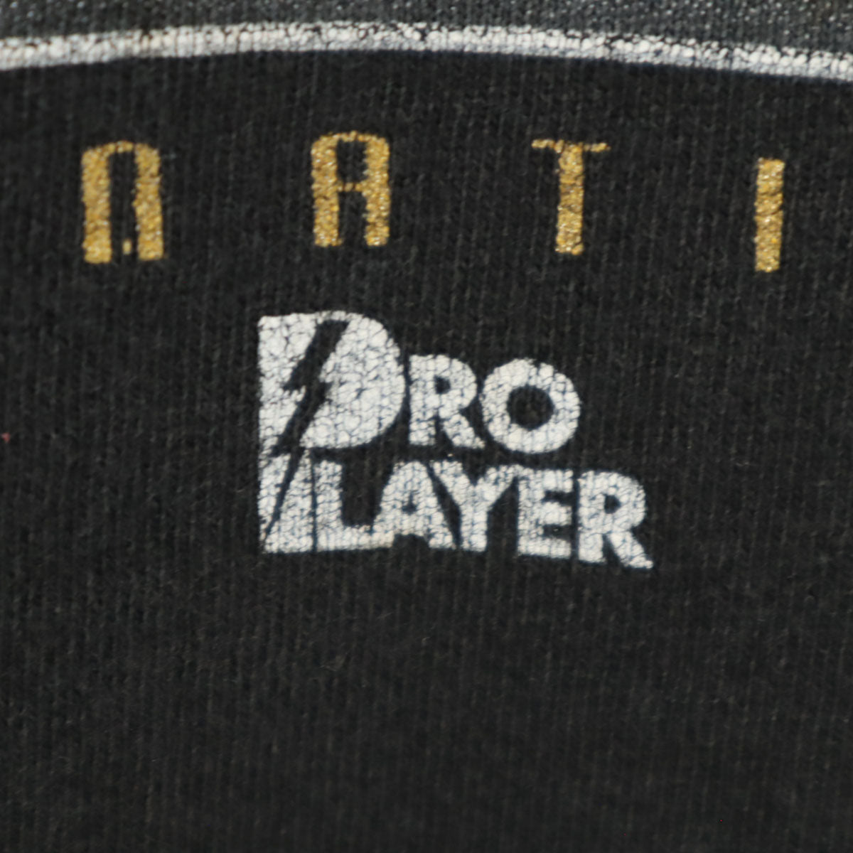 PRO PLAYER プロプレイヤー 90s USA製 オールド NFL ノースリーブ Tシャツ XL ブラック系 メンズ