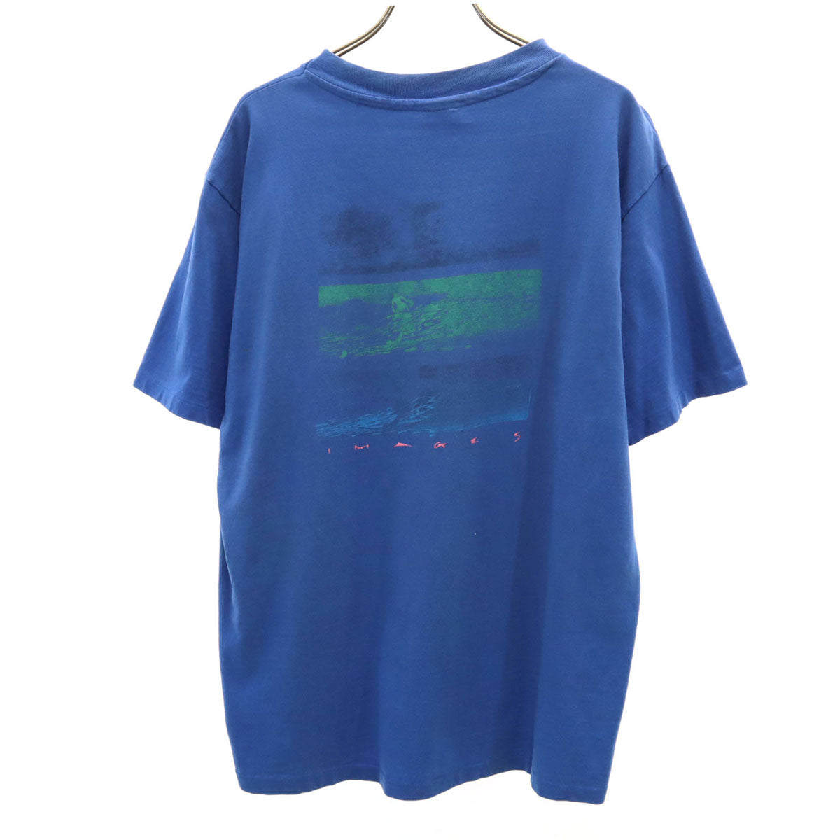 oceanpacific オーシャンパシフィック 90s USA製 オールド 半袖 Tシャツ L 青 シングルステッチ サーフ メンズ