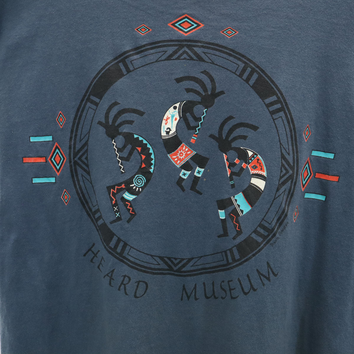 PRAIRIE MOUNTAIN 90s USA製 オールド 半袖 Tシャツ M ネイビー シングルステッチ メンズ