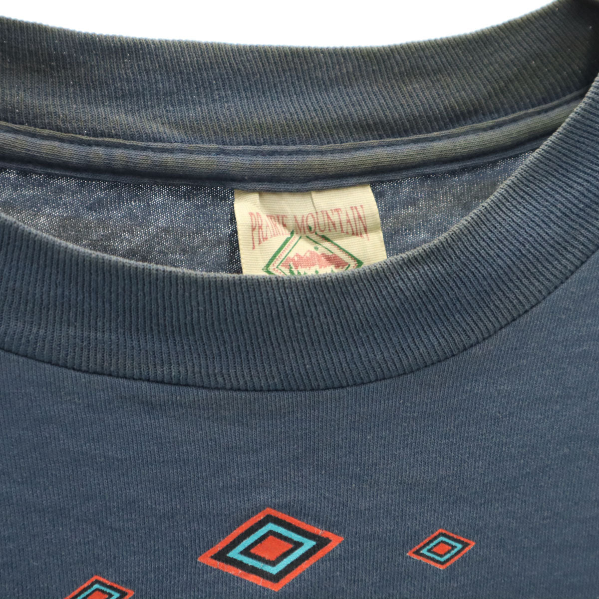PRAIRIE MOUNTAIN 90s USA製 オールド 半袖 Tシャツ M ネイビー シングルステッチ メンズ