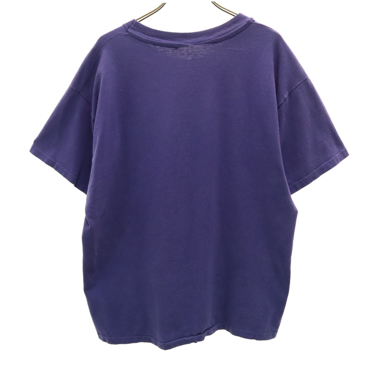 90s オールド シャチ プリント 半袖 Tシャツ パープル シングルステッチ メンズ