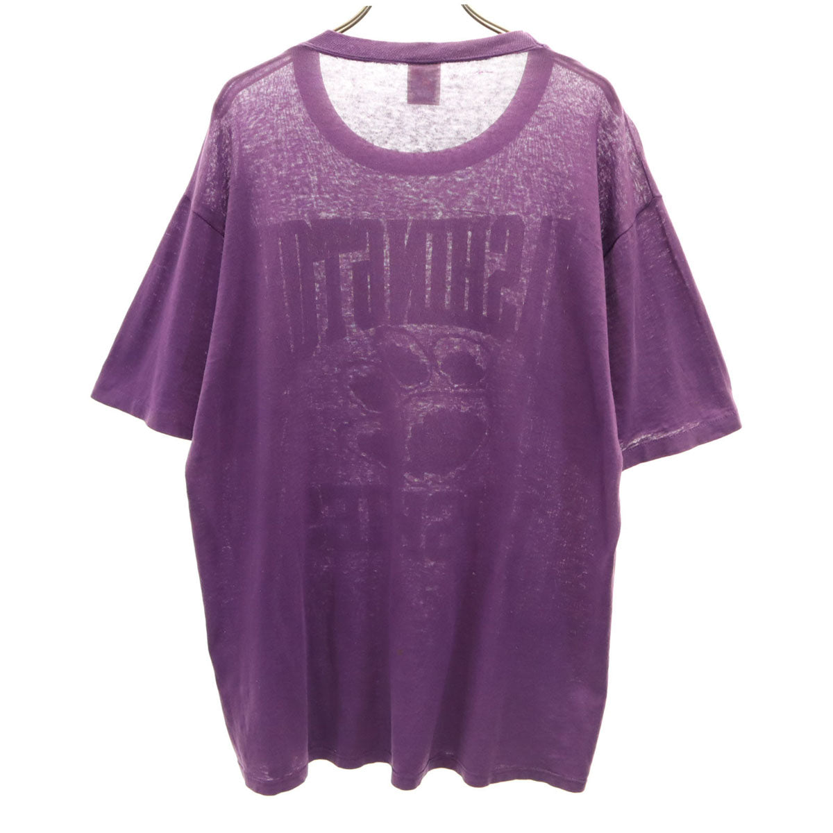 JERZEES ジャージーズ 80s USA製 ヴィンテージ WASHINGTON HUSKIES 半袖 Tシャツ XL パープル メンズ