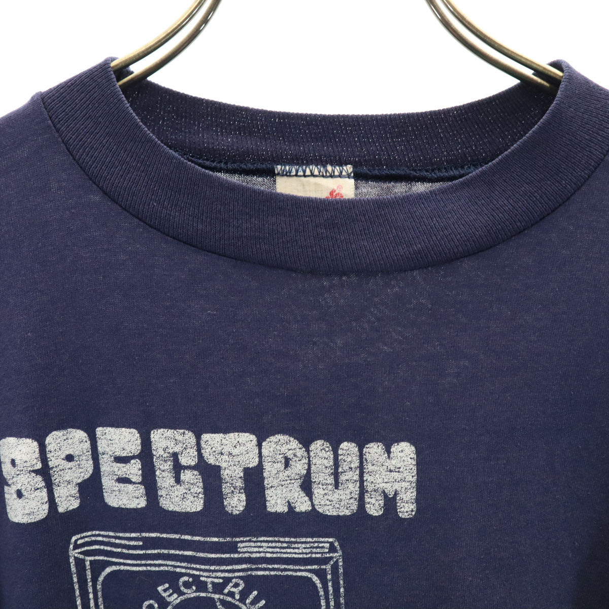 JERZEES ジャージーズ 80s USA製 ヴィンテージ SPECTRUM 半袖 Tシャツ L ネイビー メンズ