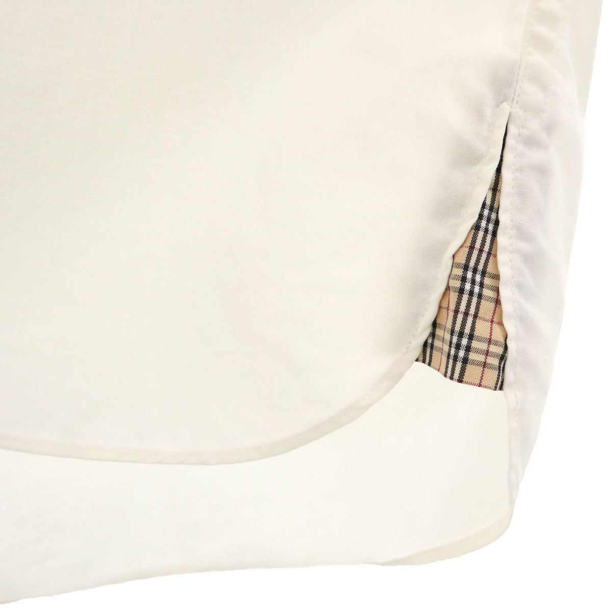 BURBERRY BLACK LABEL バーバリーブラックレーベル 半袖 ハーフボタン シャツ 2 ホワイト系 三陽商会 メンズ