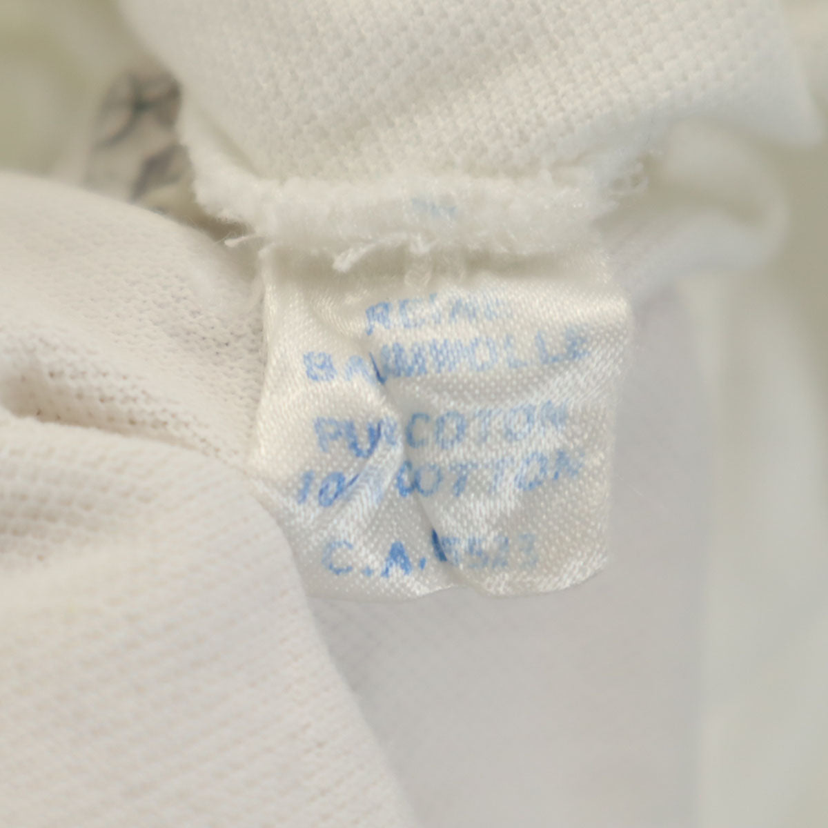 CELINE セリーヌ 90s オールド 半袖 ポロシャツ ホワイト系 メンズ