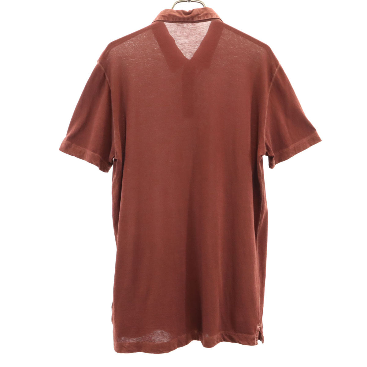 theory セオリー ペルー製 半袖 ポロシャツ S ブラウン系 メンズ