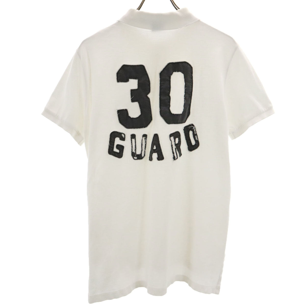 Polo by Ralph Lauren ポロバイラルフローレン 半袖 カスタムフィット ポロシャツ L ホワイト 鹿の子 メンズ