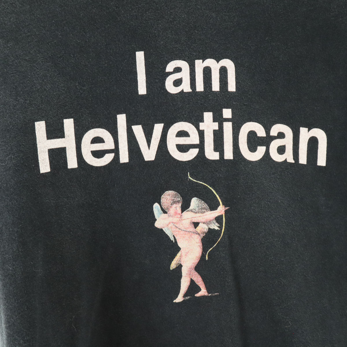 UNDERCOVERISM アンダーカバーイズム 日本製 I am Helvetican 半袖 Tシャツ 2 ブラック メンズ