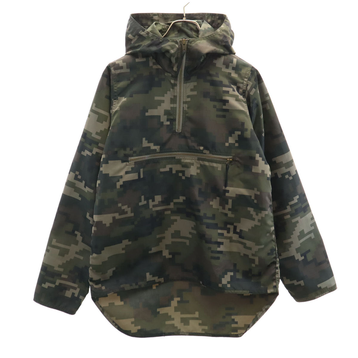 ビューティビースト 総柄 長袖 アノラックパーカー 3 カーキ メンズ