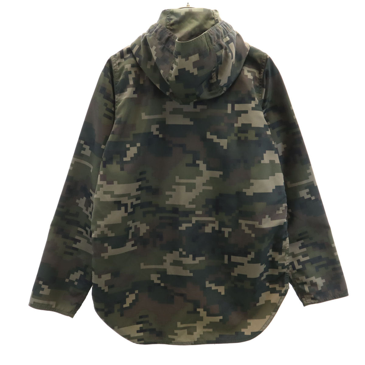 ビューティビースト 総柄 長袖 アノラックパーカー 3 カーキ メンズ