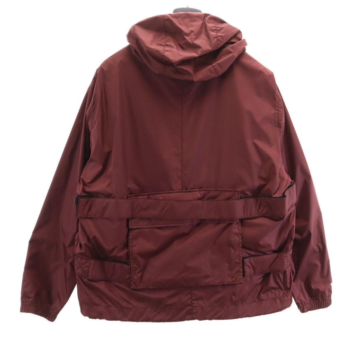 未使用 Herno ヘルノ 2018年 イタリア製 長袖 アノラックパーカー 50 バーガンディ ハンガー付き メンズ