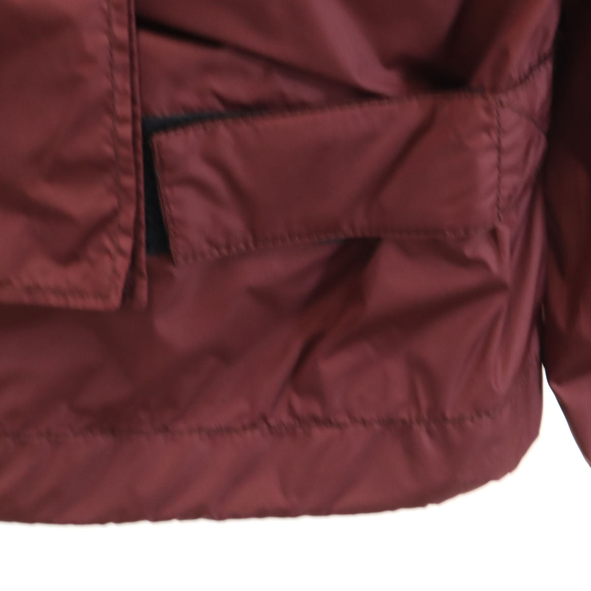 未使用 Herno ヘルノ 2018年 イタリア製 長袖 アノラックパーカー 50 バーガンディ ハンガー付き メンズ