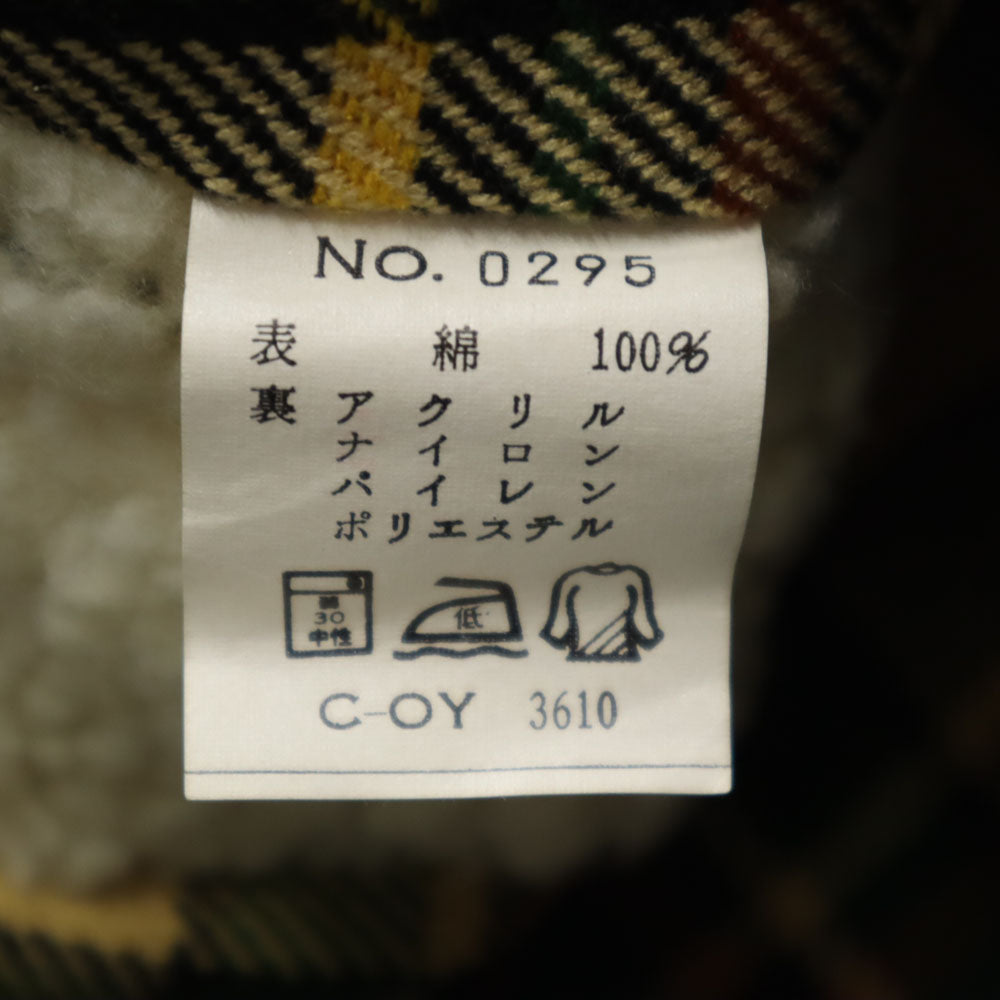 バイソン 襟ボア デニムジャケット M インディゴ ジージャン トラッカー メンズ