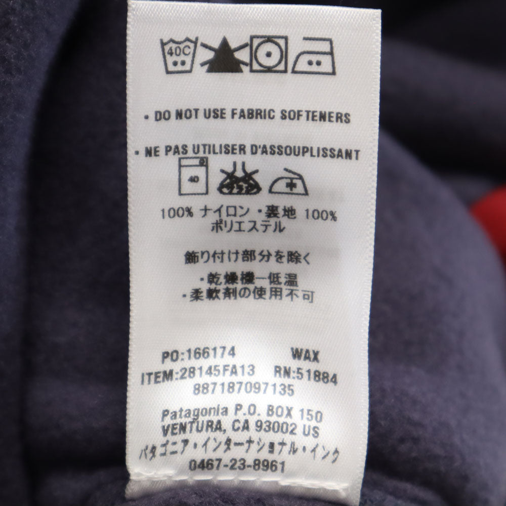 patagonia パタゴニア 28145FA13 シェルドシンチラ ジャケット XS レッド アウトドア 裏フリース メンズ