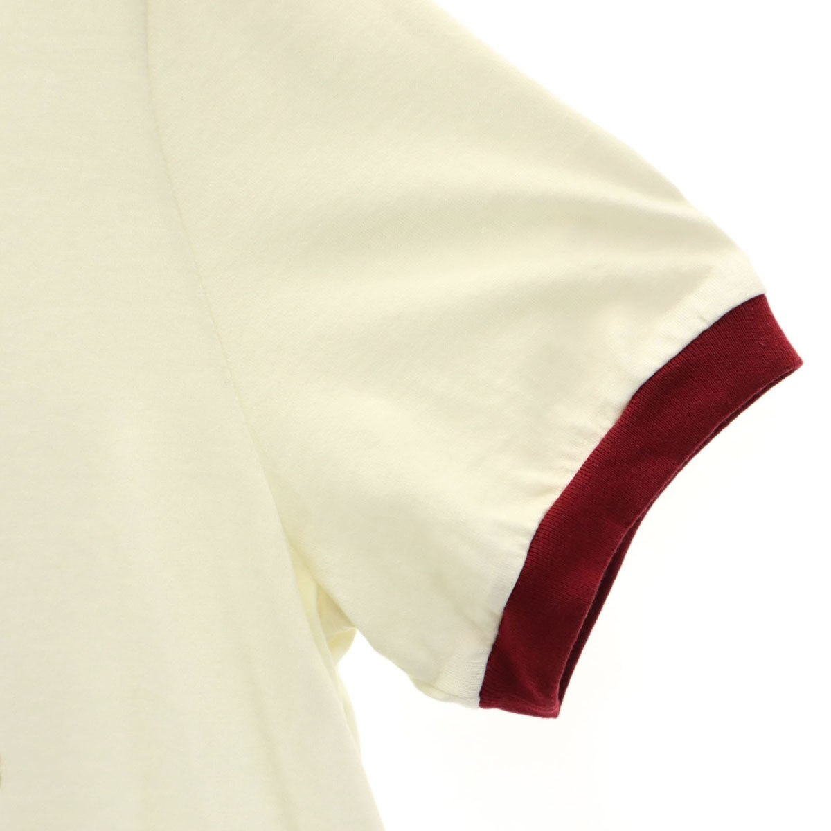 DOLCE&GABBANA ドルチェアンドガッバーナ 半袖 リンガー Tシャツ 46 アイボリー レディース