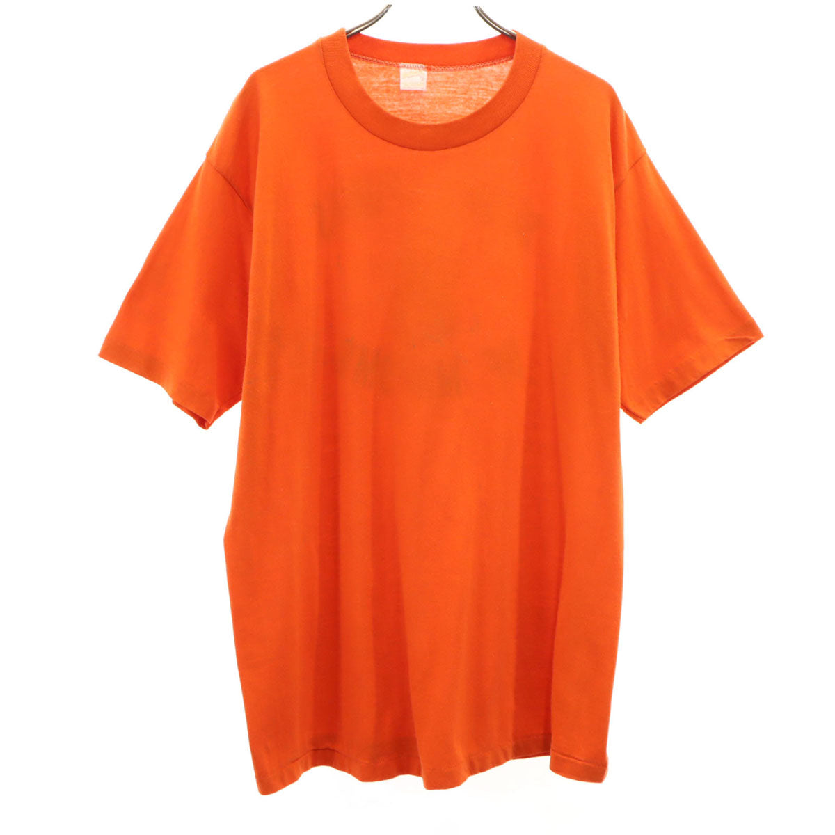 sportswear スポーツウェア 70s 80s USA製 ヴィンテージ バックプリント 半袖 Tシャツ XL オレンジ 亀 シングルステッチ メンズ