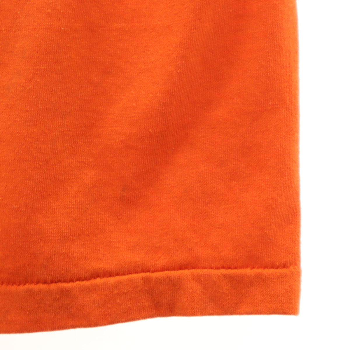 sportswear スポーツウェア 70s 80s USA製 ヴィンテージ バックプリント 半袖 Tシャツ XL オレンジ 亀 シングルステッチ メンズ