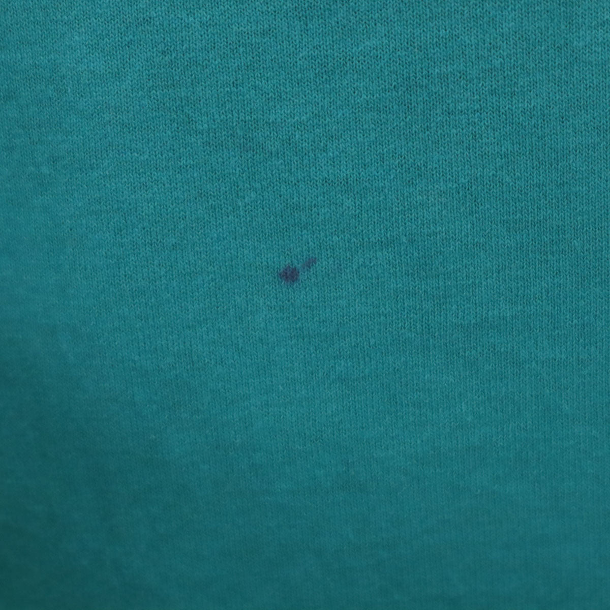 Hanes ヘインズ 80s 90s USA製 オールド バックプリント 半袖 Tシャツ XL ターコイズ シングルステッチ メンズ