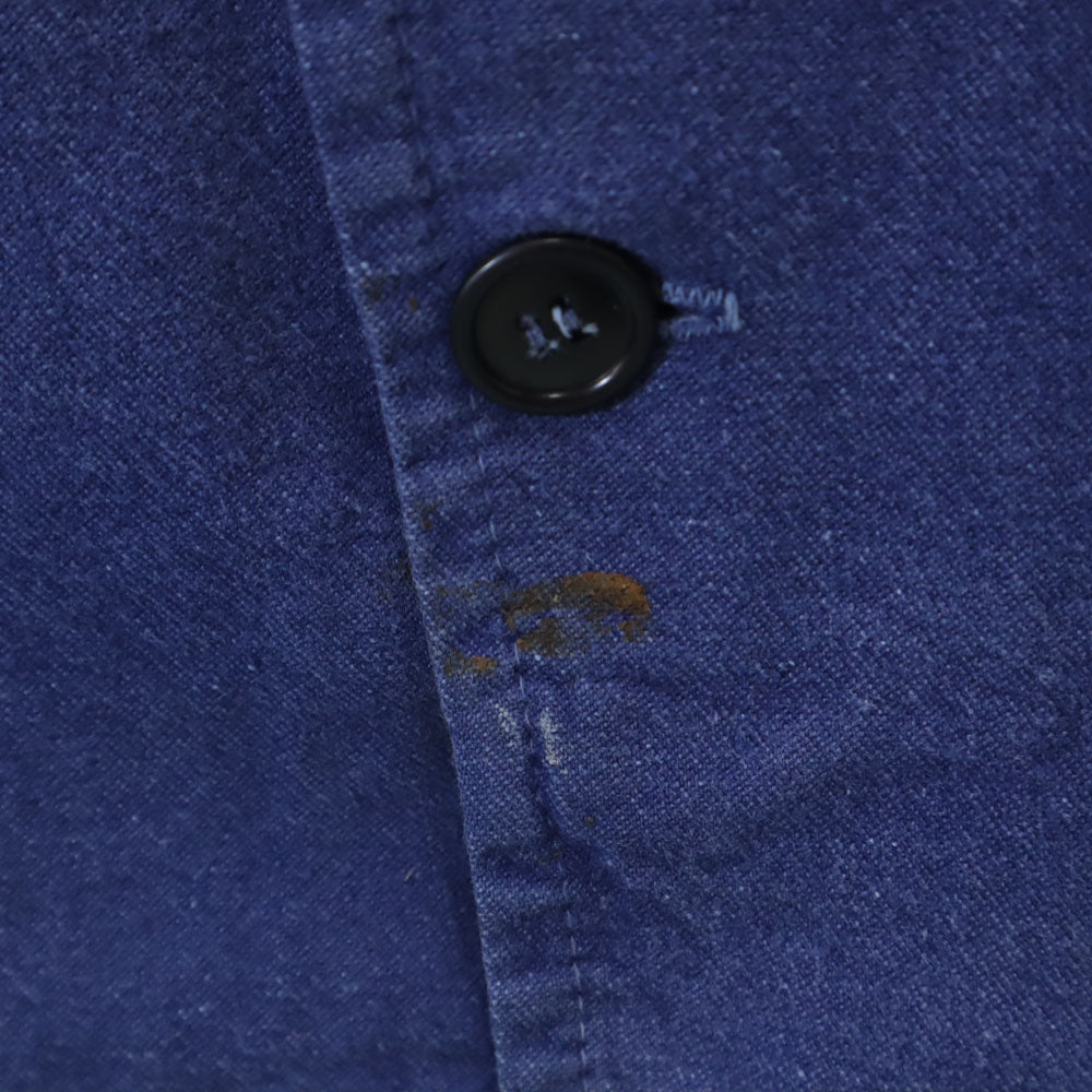 EURO ユーロ 70s ヴィンテージ コットンツイル ワークジャケット 46 ネイビー メンズ