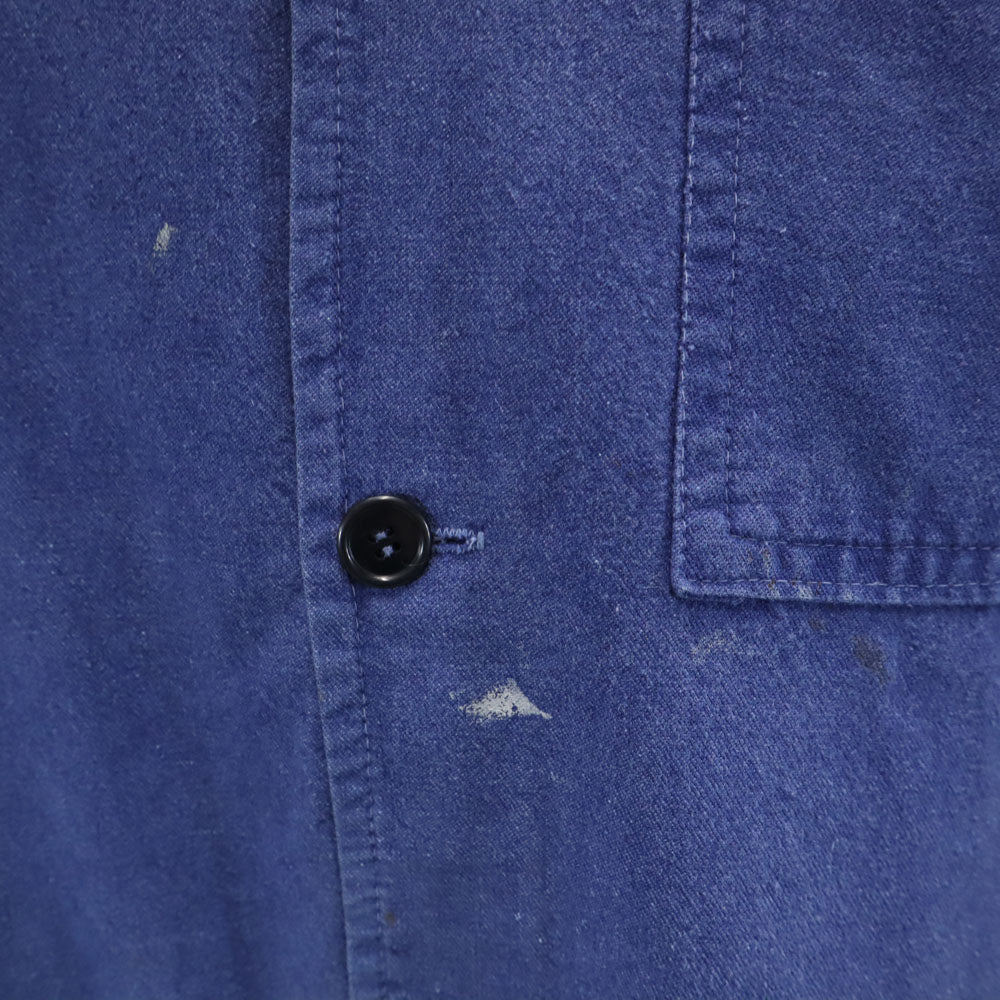 EURO ユーロ 70s ヴィンテージ コットンツイル ワークジャケット 46 ネイビー メンズ