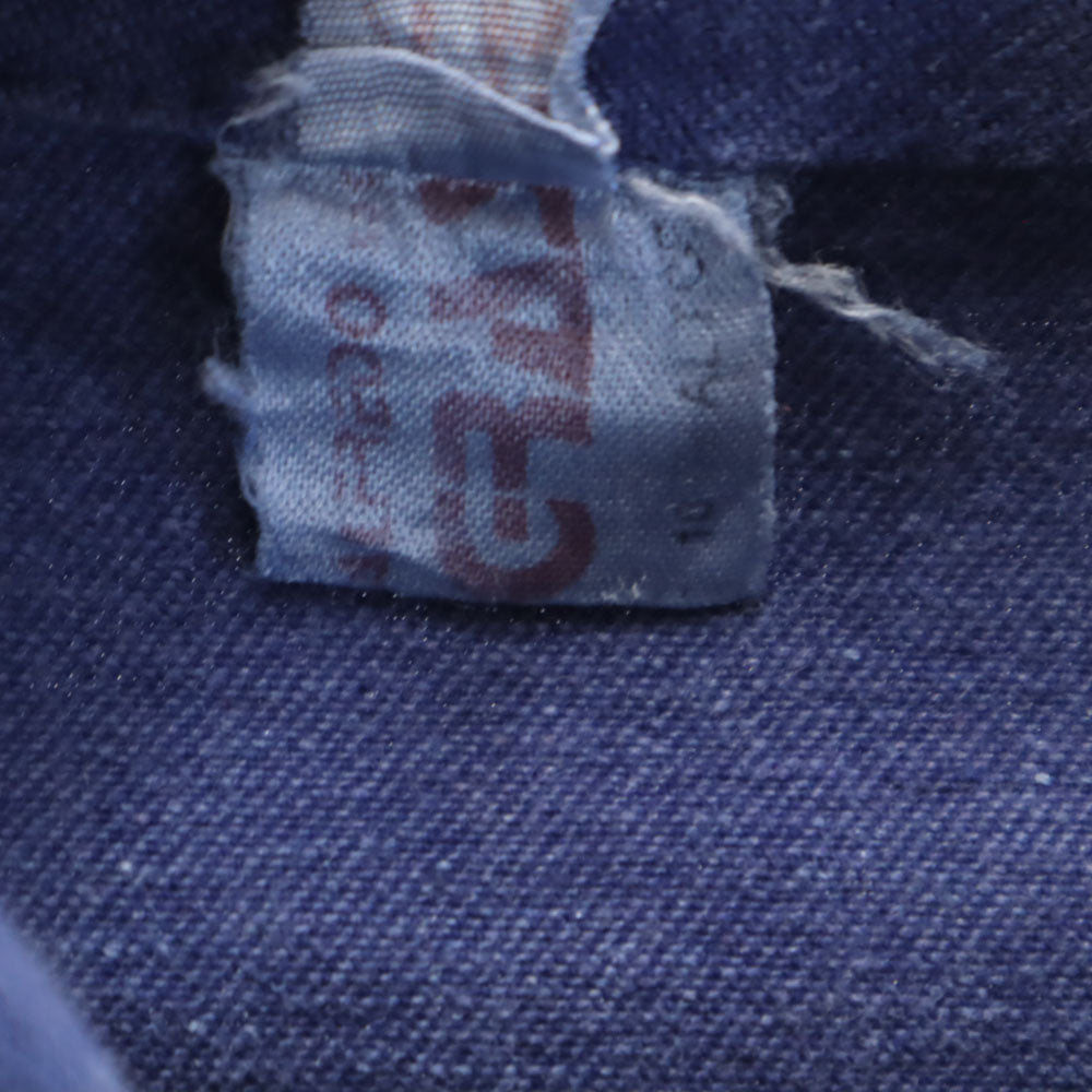 EURO ユーロ 70s ヴィンテージ コットンツイル ワークジャケット 46 ネイビー メンズ