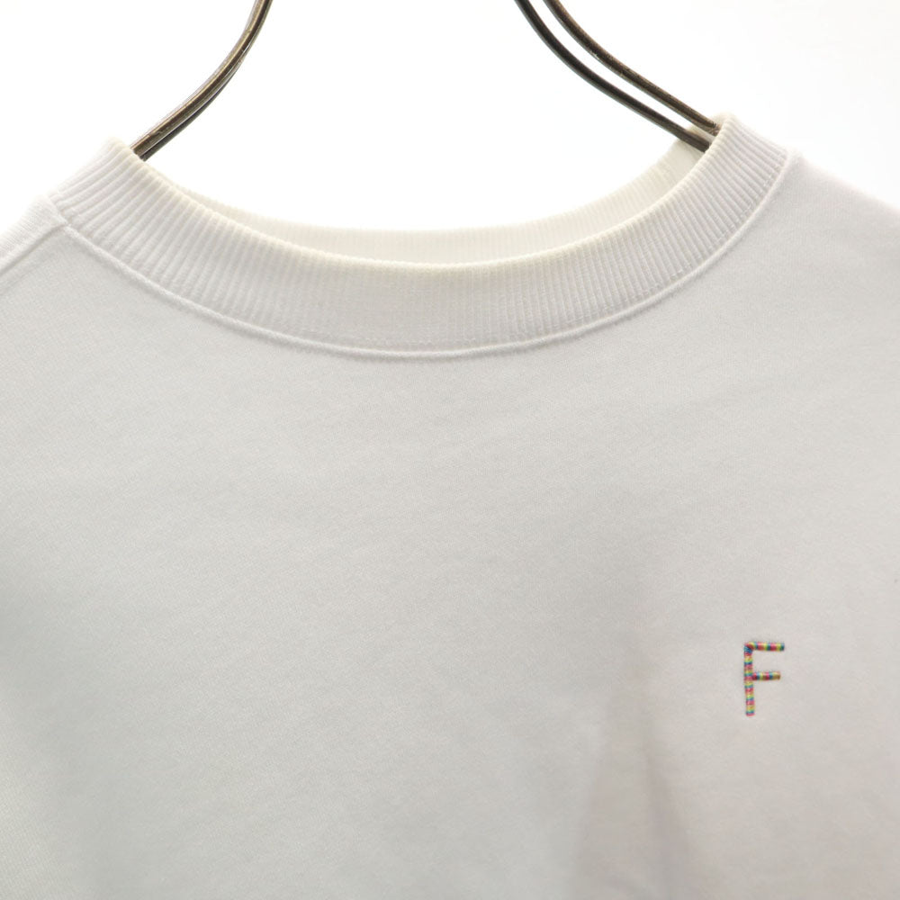 フューチャー ポルトガル製 バック刺繍 長袖 スウェット トレーナー S ホワイト メンズ