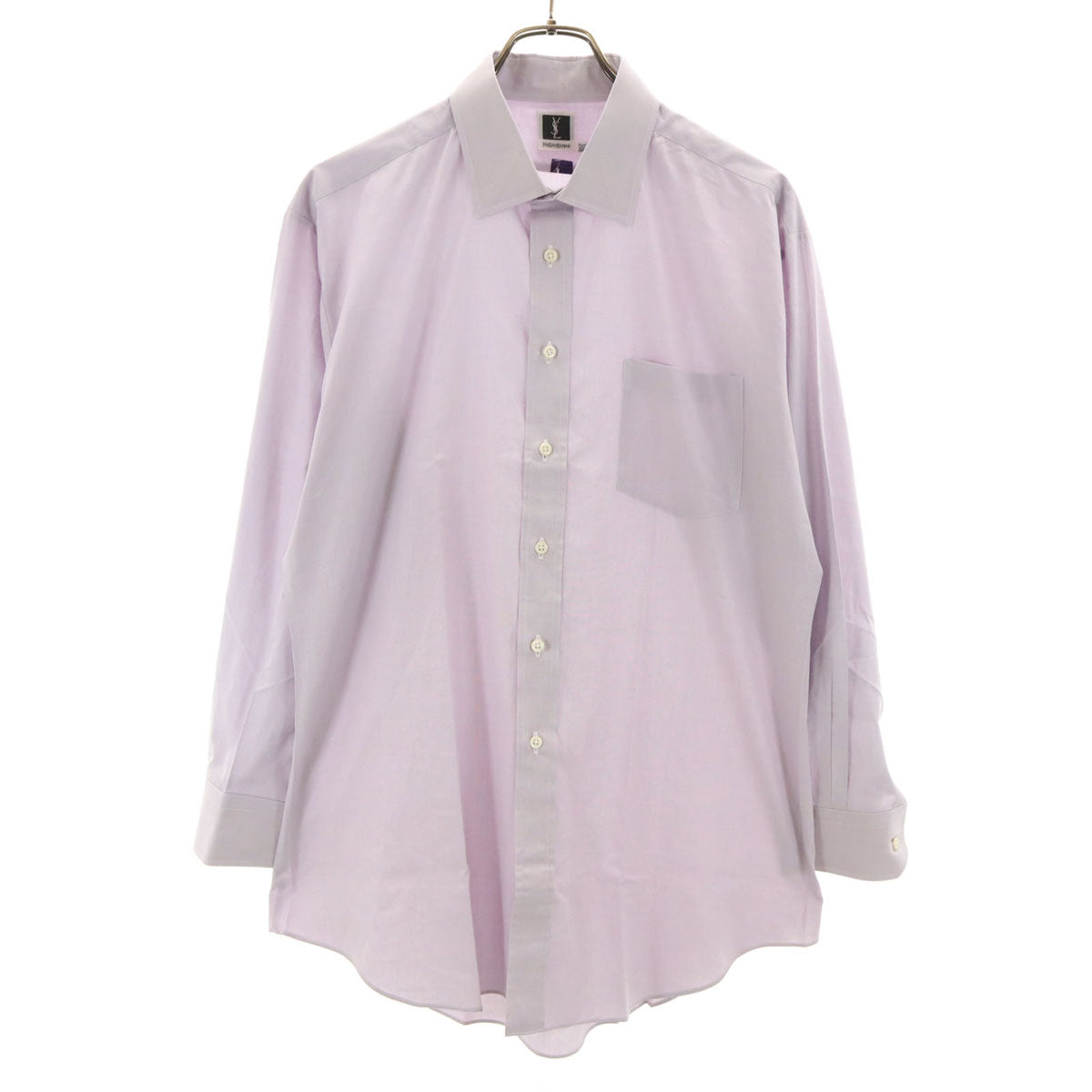 YVES SAINT LAURENT イヴサンローラン 長袖 シャツ パープル系 メンズ