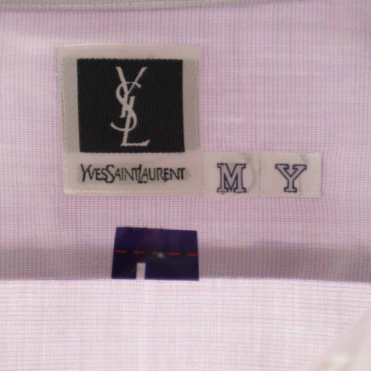 YVES SAINT LAURENT イヴサンローラン 長袖 シャツ パープル系 メンズ