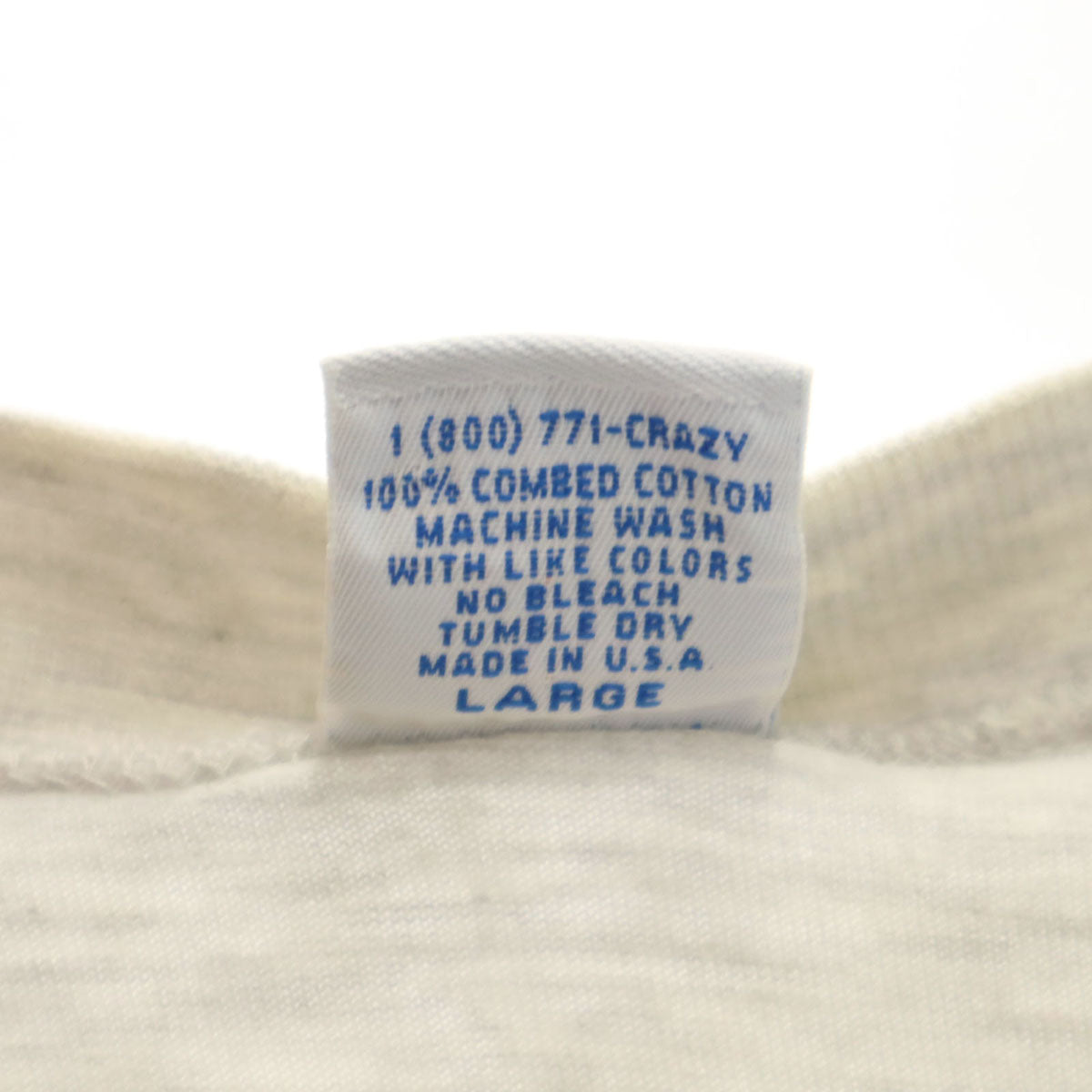 Crazy Shirt クレイジーシャツ 90s USA製 オールド ネコ プリント 半袖 Tシャツ L ライトグレー メンズ