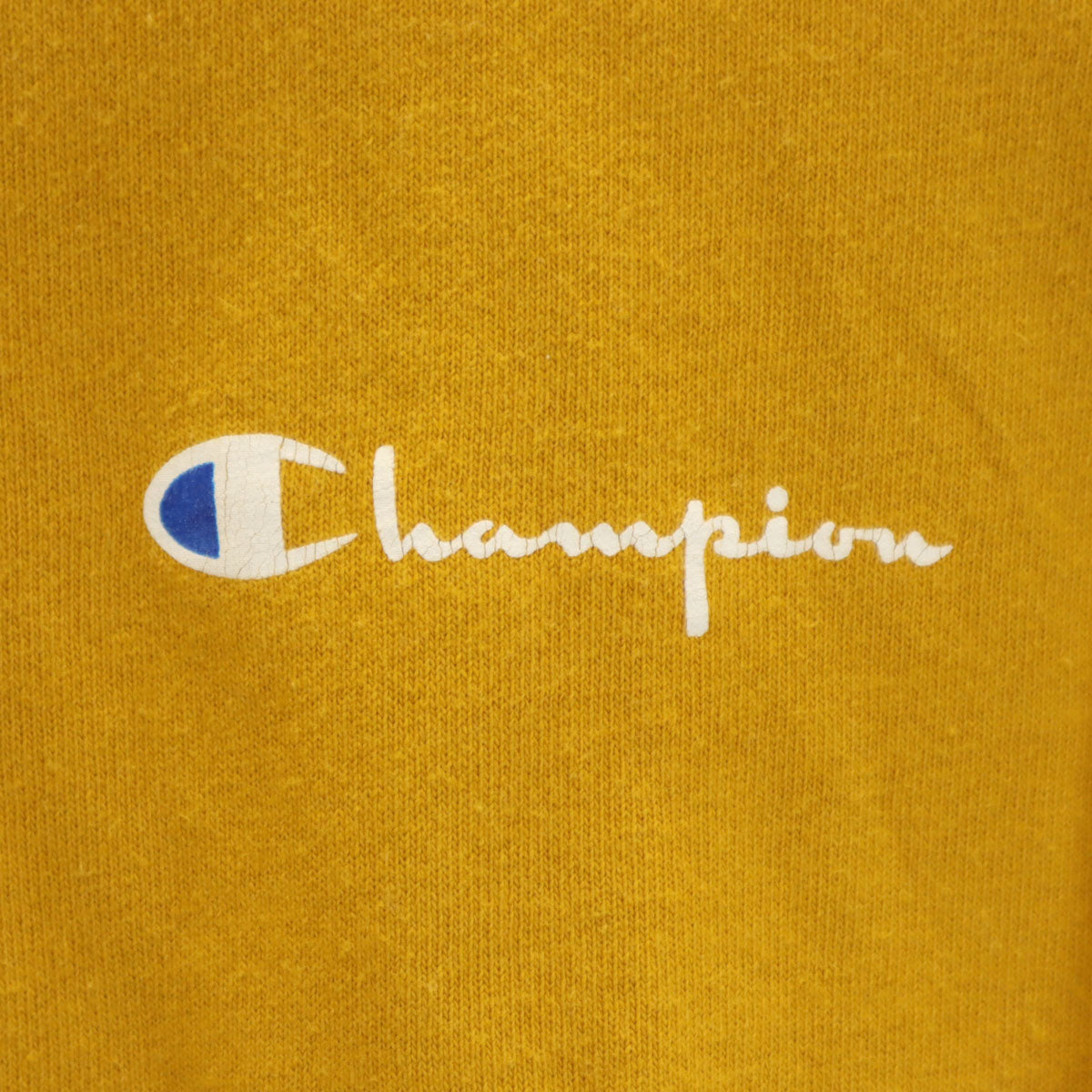 Champion チャンピオン 90s USA製 オールド 青タグ 半袖 Tシャツ M イエロー系 メンズ