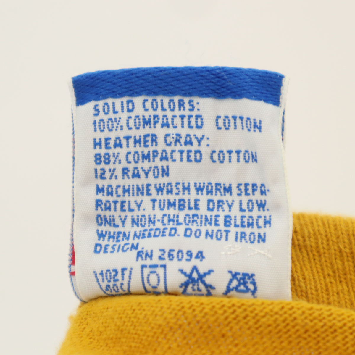 Champion チャンピオン 90s USA製 オールド 青タグ 半袖 Tシャツ M イエロー系 メンズ