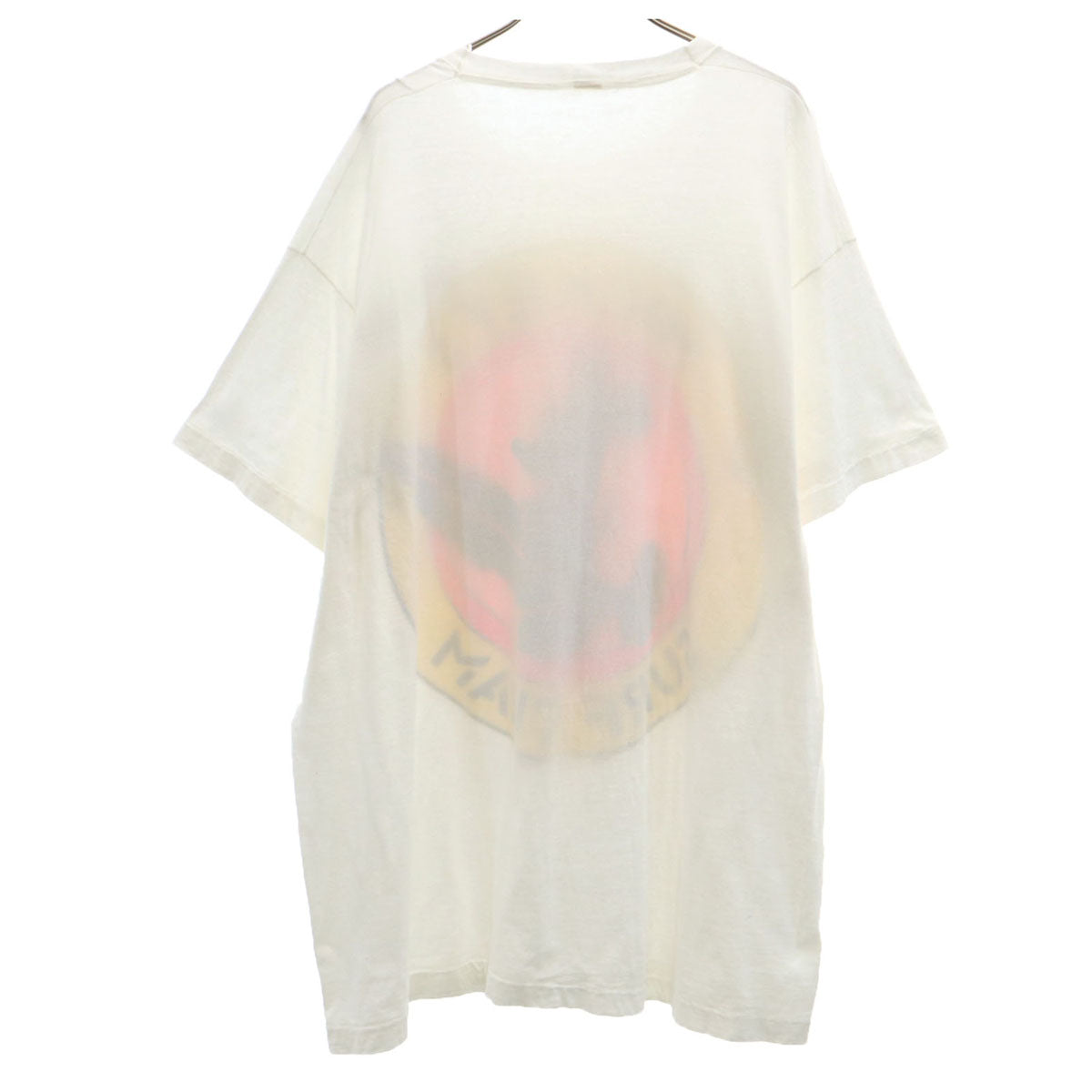 90s オールド ミッキマウス 半袖 Tシャツ ホワイト シングルステッチ メンズ