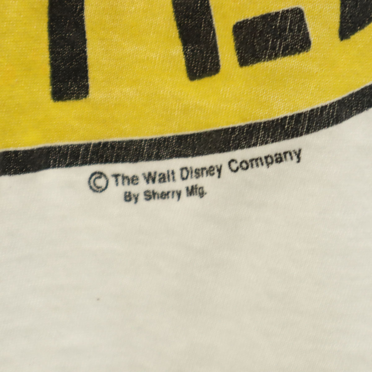 90s オールド ミッキマウス 半袖 Tシャツ ホワイト シングルステッチ メンズ