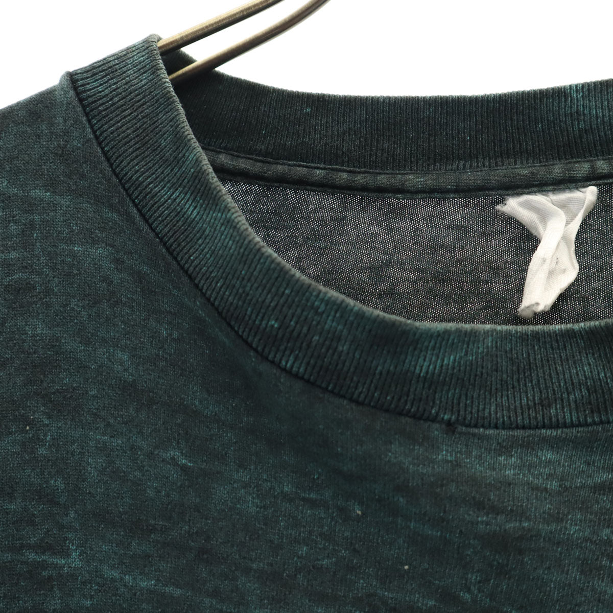 90s オールド KOOL 半袖 Tシャツ チャコールグリーン系 シングルステッチ メンズ