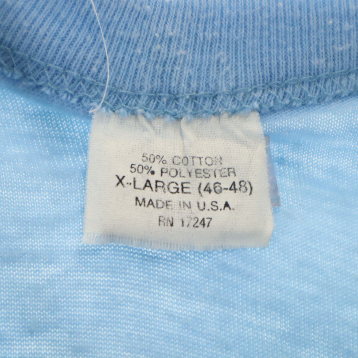 90s USA製 オールド RELAX 半袖 Tシャツ XL 水色 シングルステッチ メンズ