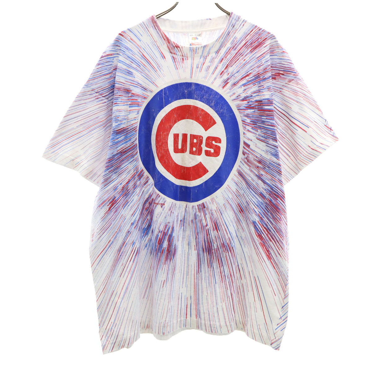FRUIT OF THE LOOM フルーツオブザルーム 90s USA製 オールド MLB シカゴ・カブス 半袖 Tシャツ XL ホワイト シングルステッチ メンズ