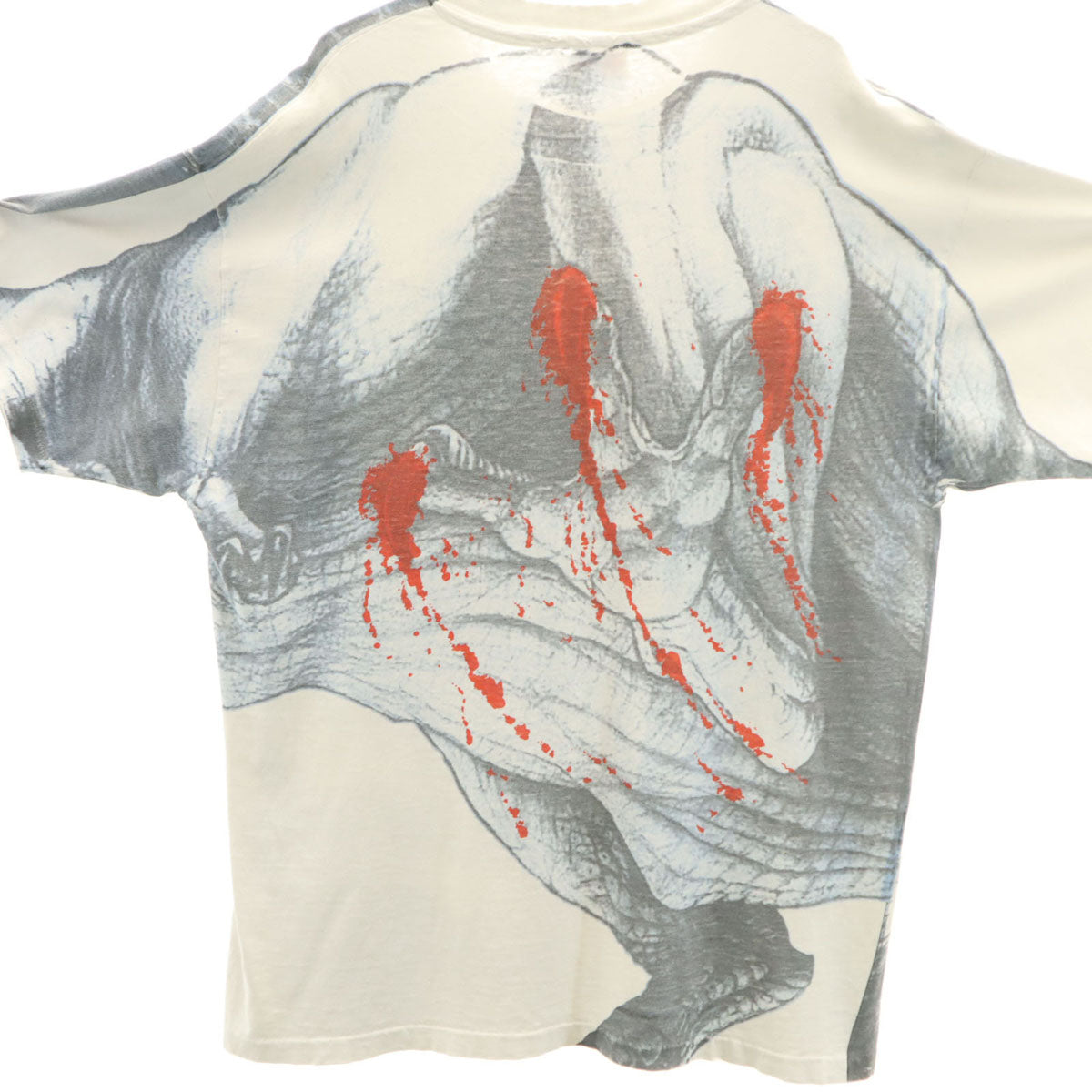 Hanes ヘインズ 90s オールド USA製 ジュラシックパーク3 ムービーT 映画 ジェラシックパーク 半袖 Tシャツ XL グレー シングルステッチ メンズ