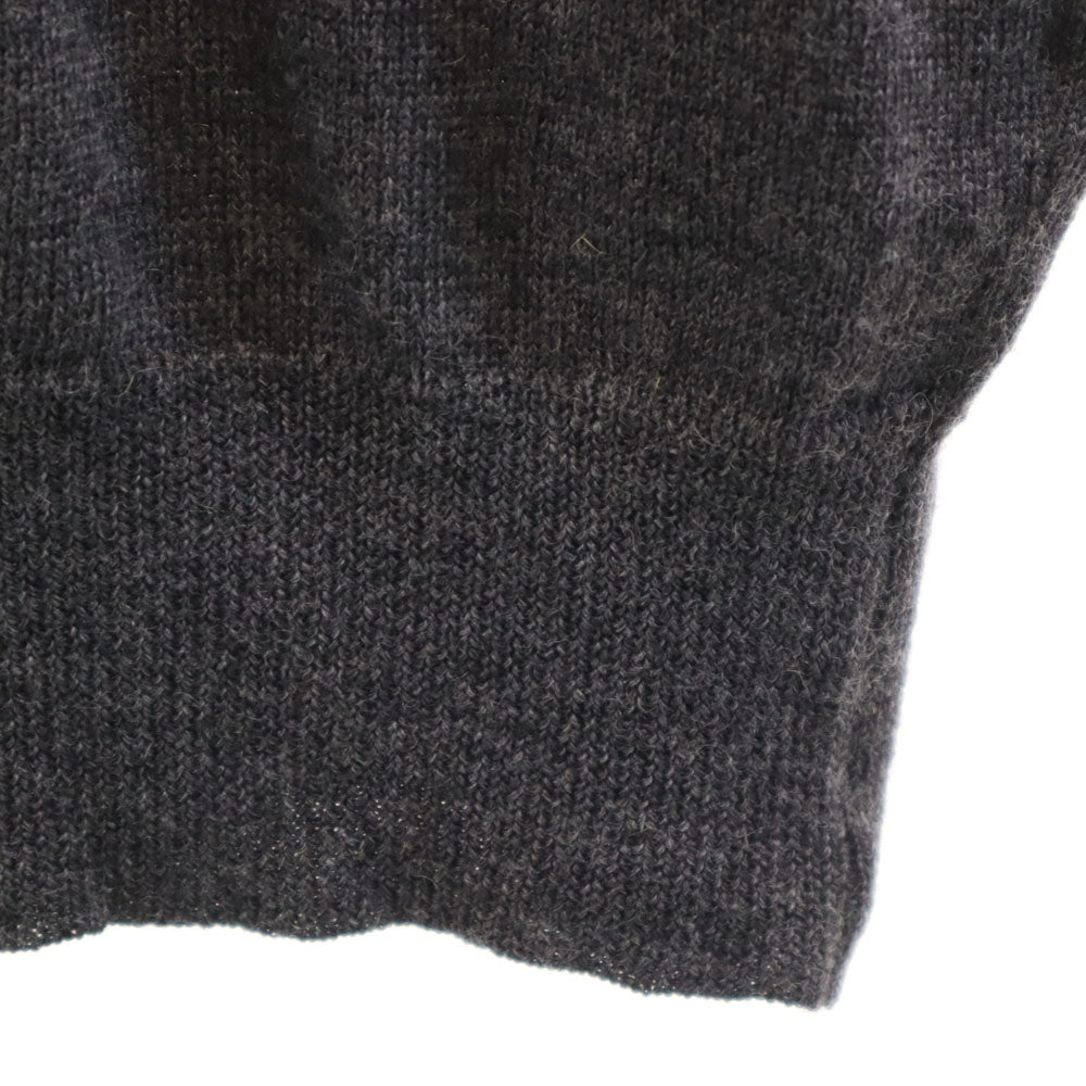 Christian Dior クリスチャンディオール 90s オールド イタリア製 長袖 ニットベスト 52 グレー メンズ