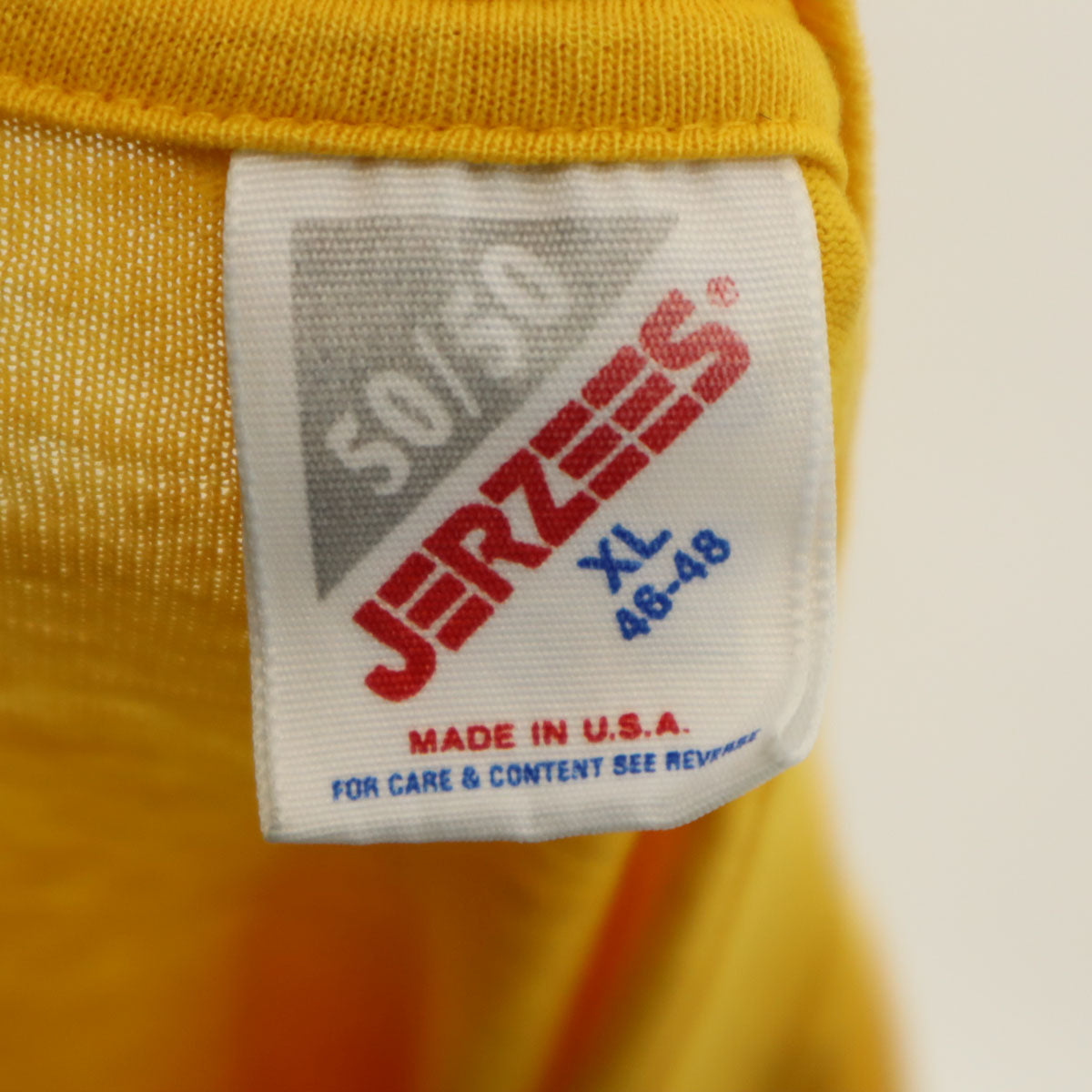 JERZEES ジャージーズ 90s USA製 オールド 半袖 Tシャツ XL イエロー系 メンズ