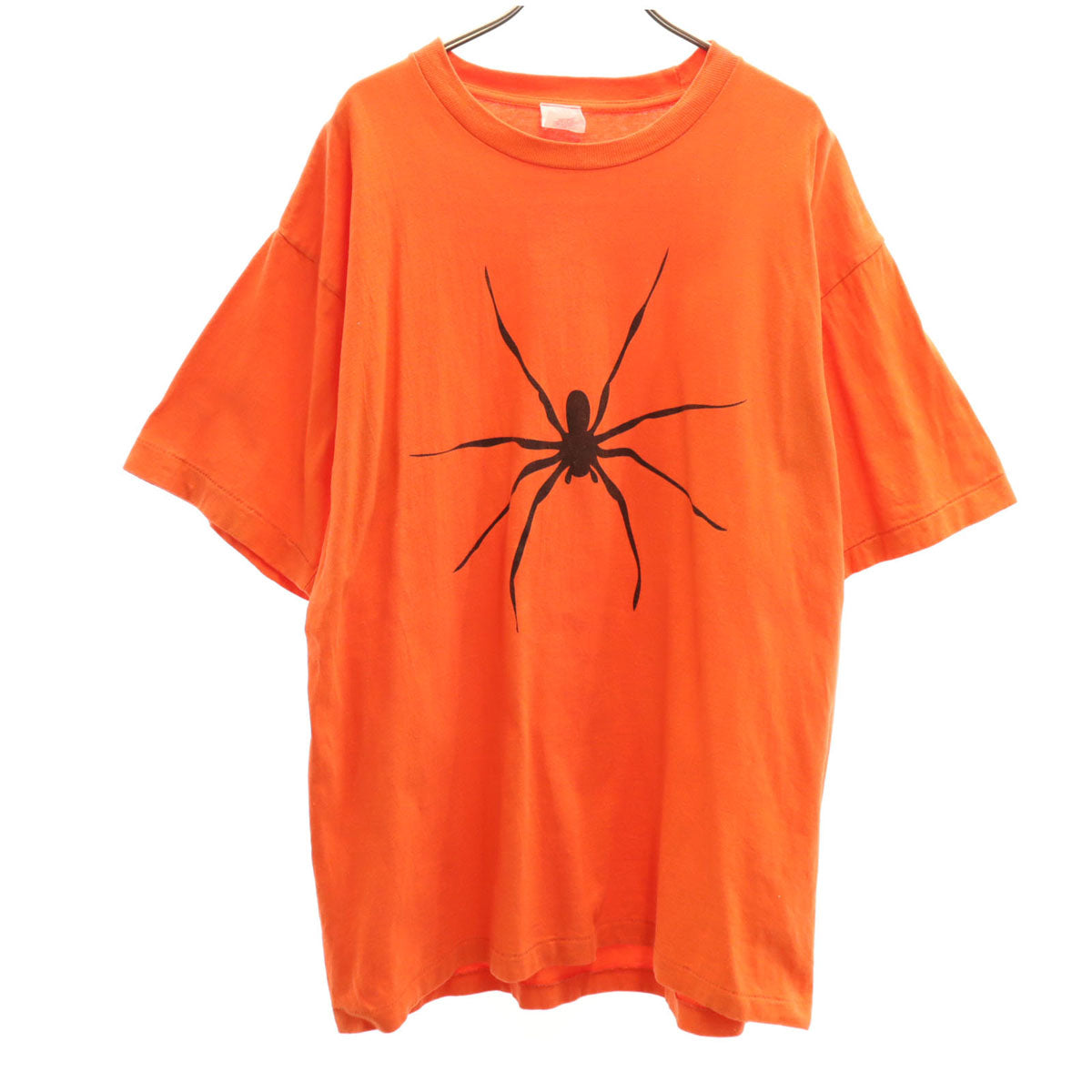 90s カナダ製 オールド 半袖 Tシャツ L オレンジ系 シングルステッチ メンズ