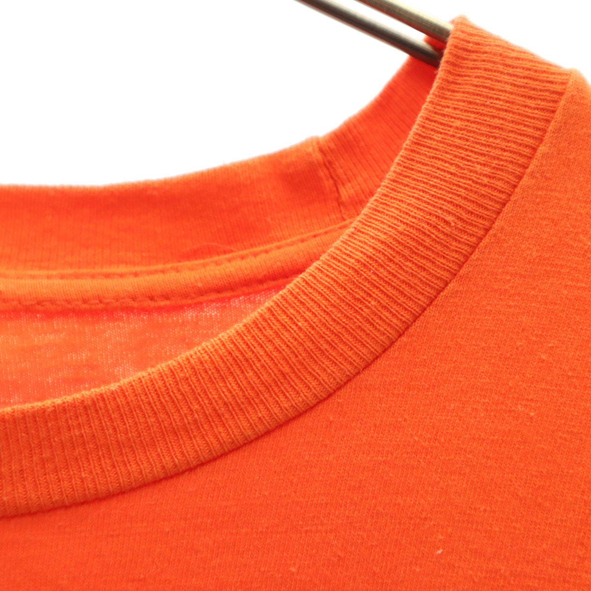 90s カナダ製 オールド 半袖 Tシャツ L オレンジ系 シングルステッチ メンズ