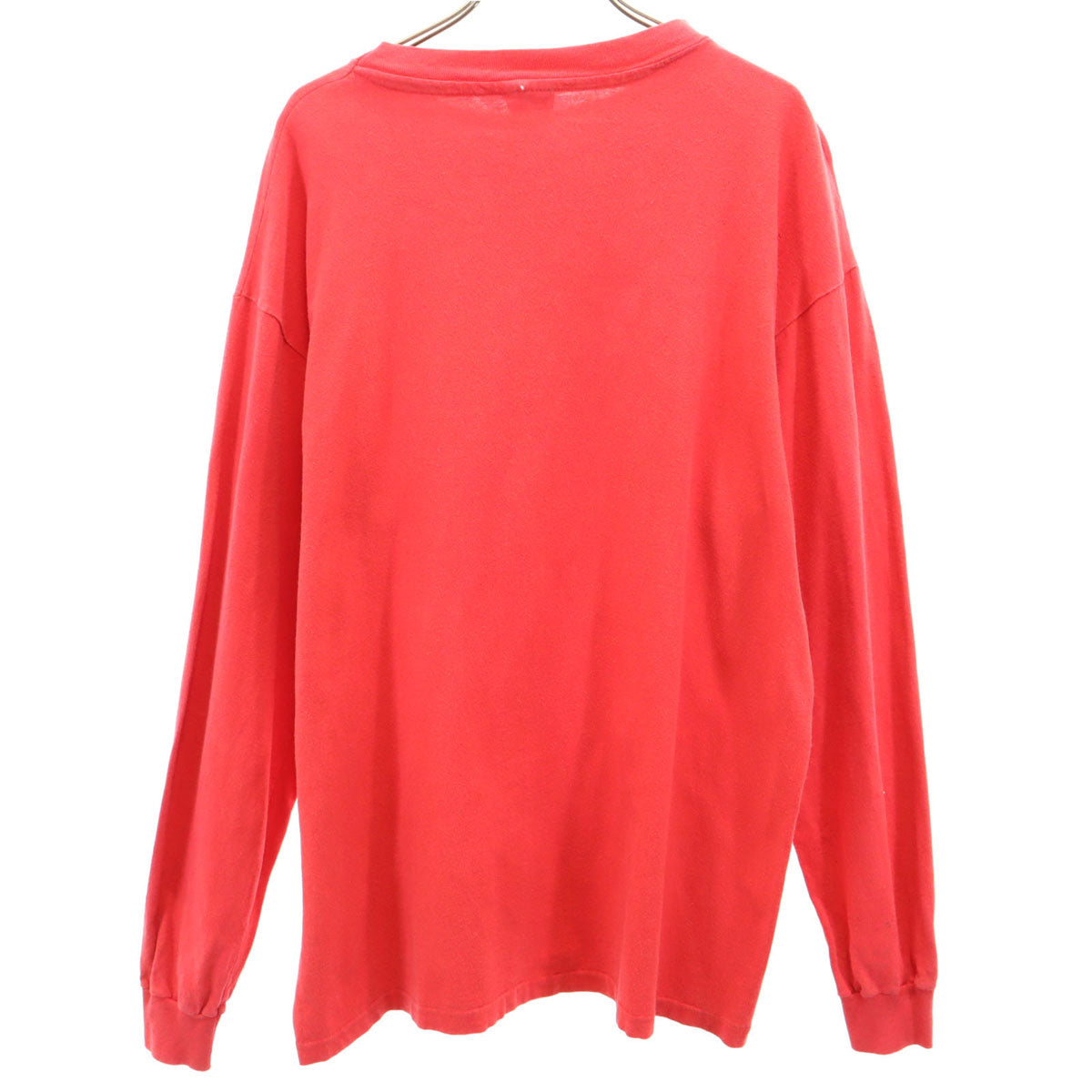 Hanes ヘインズ 80s 90s BEEFY-T USA製 オールド 長袖 Tシャツ XL レッド系 ロンT メンズ