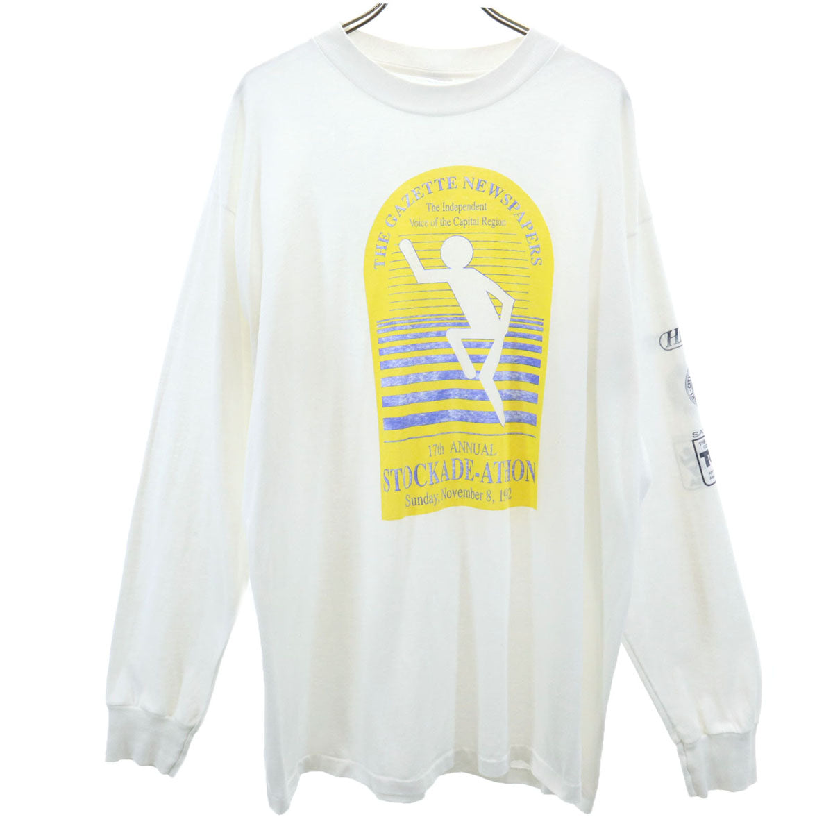 murina's Best 90s USA製 オールド 長袖 Tシャツ XL ホワイト系 ロンT メンズ