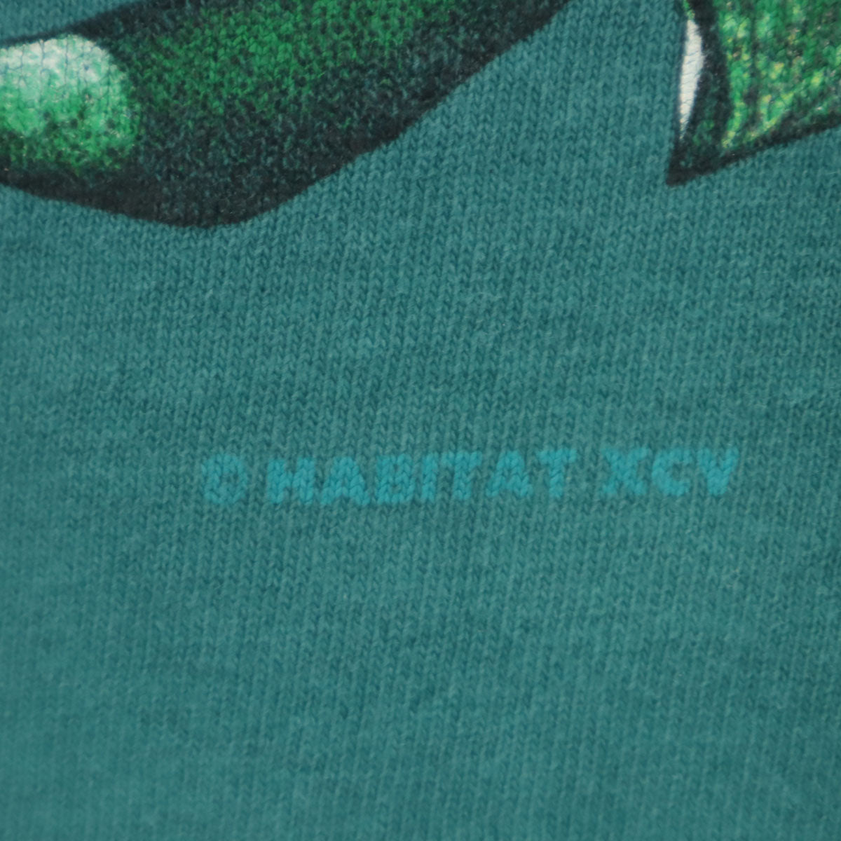 HABITAT ハビタット 90s USA製 オールド マナティ 半袖 Tシャツ L グリーン系 メンズ