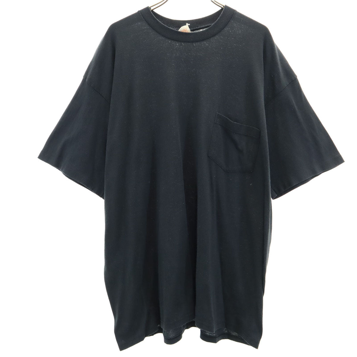 POCKET T-SHIRT 90s USA製 オールド バックペイント ユニコーン 半袖 Tシャツ XXL ブラック ポケT ビッグサイズ メンズ