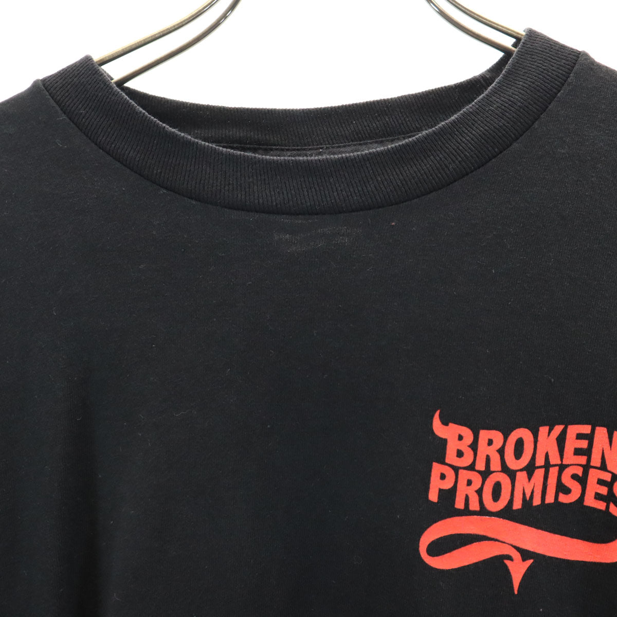 BROKEN PROMISES ブロークンプロミス バックプリント 半袖 Tシャツ M ブラック メンズ