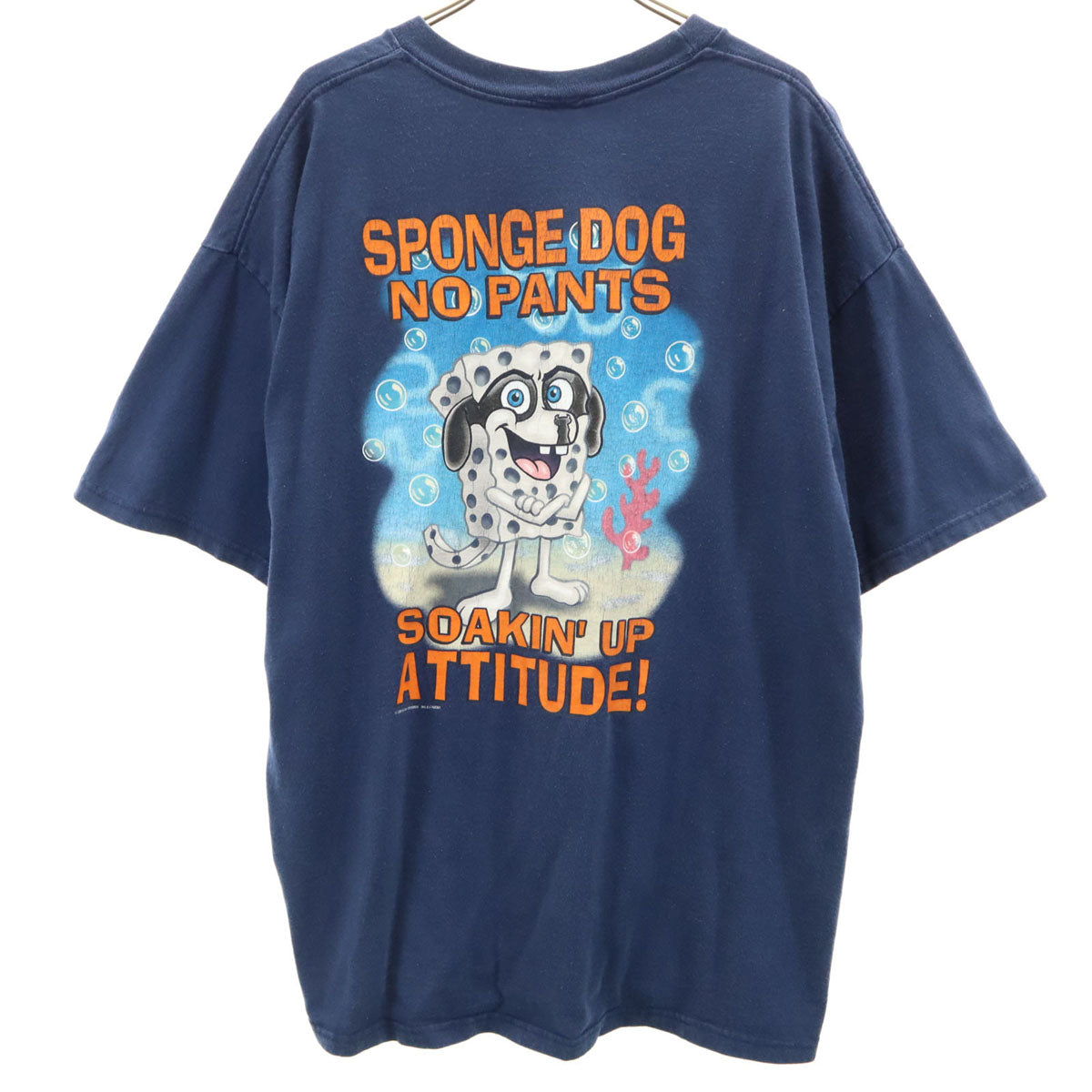 BIG DOGS ビッグドッグス バックプリント 半袖 Tシャツ XL ネイビー メンズ